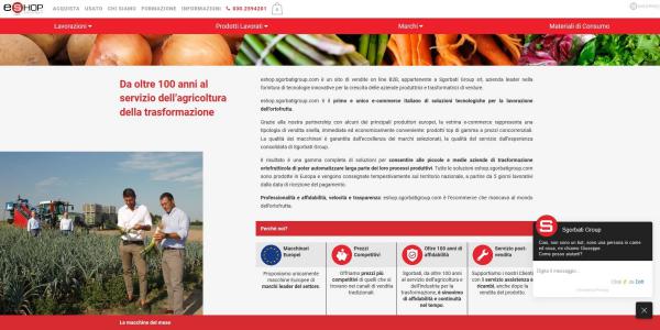 Macchinari per ortofrutta, ecco l'ecommerce
